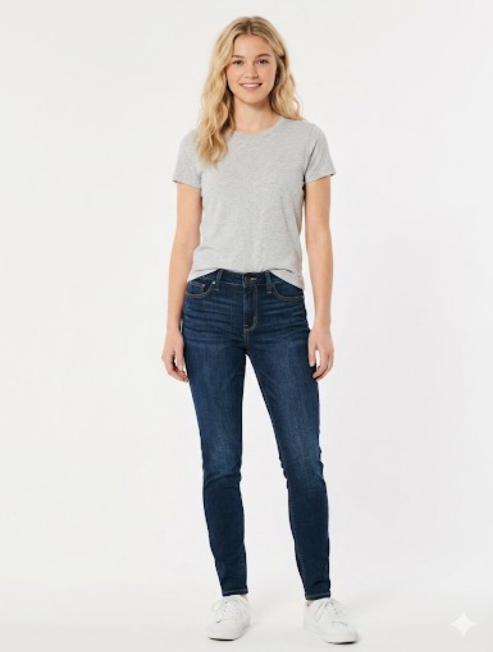 Hollister Indigo Curvey Highrise Jean Leggings Sz 7R